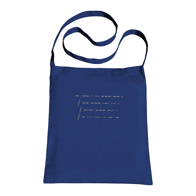 Personalised Morse Code Sling Tote Bag By Primitive State | www.speedy25.com