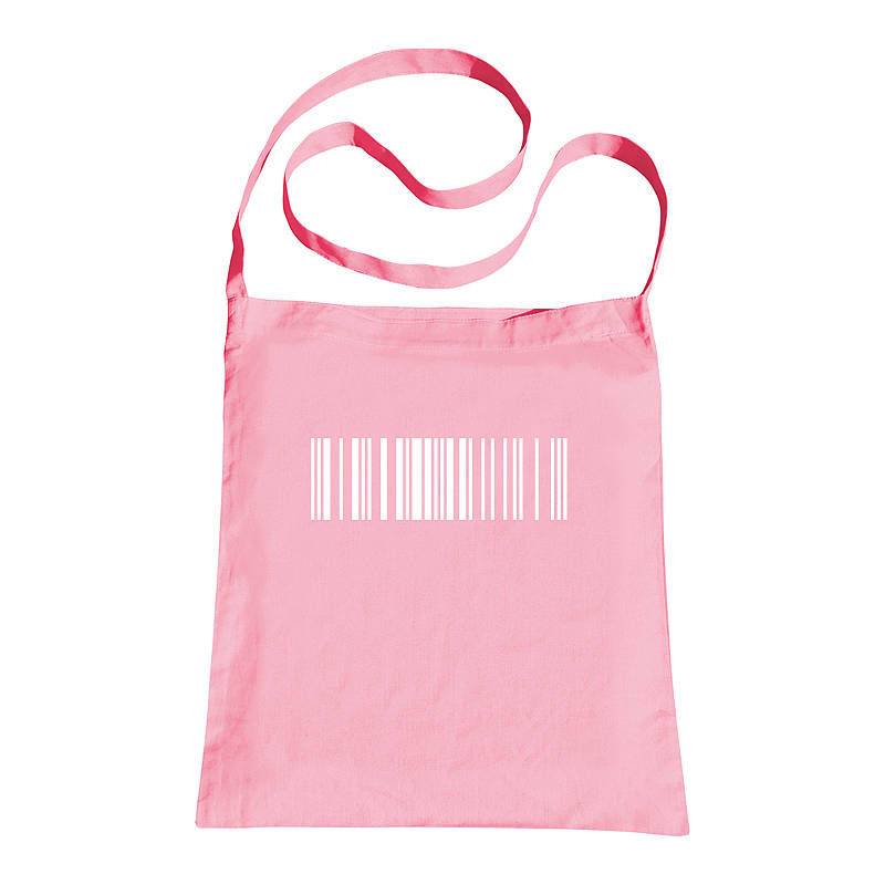 personalised barcode sling tote bag by primitive state ...