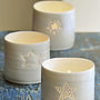 Porcelain Single Star Tea Light, thumbnail 2 of 2