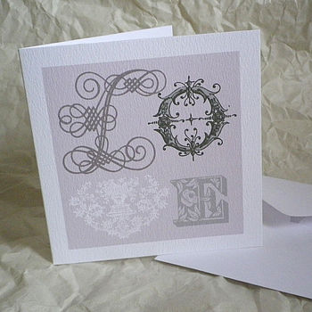 'Love' Vintage Style Card Six Designs, 4 of 7
