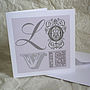 'Love' Vintage Style Card Six Designs, thumbnail 6 of 7