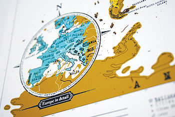 Scratch Map® Original Travel Size Poster, 7 of 8