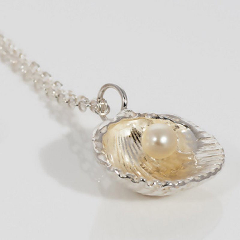 silver sea shell pendant by kate wimbush jewellery | notonthehighstreet.com