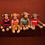 Hand Knitted Monkey Soft Toy, thumbnail 3 of 4