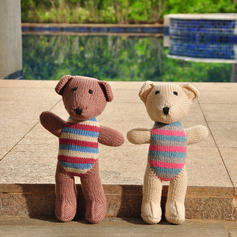 hand knitted teddy bears for sale