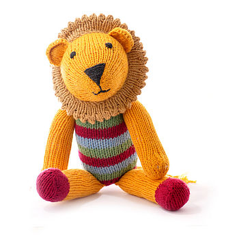 Hand Knitted Lion Soft Toy, 4 of 4