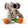 Hand Knitted Elephant Soft Toy, thumbnail 1 of 5