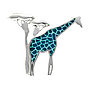 Giraffe Brooch, thumbnail 6 of 8