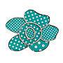 Polka Dot Flower Brooch, thumbnail 5 of 10