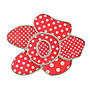 Polka Dot Flower Brooch, thumbnail 9 of 10