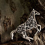 Damask Horse Brooch, thumbnail 7 of 12