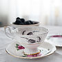 Pointing Design Vintage Teacup And Saucer, thumbnail 1 of 3