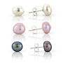 Medium Pearl Stud Earrings, thumbnail 1 of 5