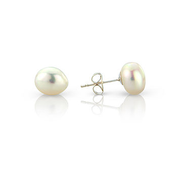 Medium Pearl Stud Earrings, 4 of 5