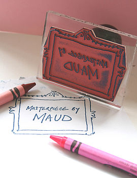 Personalised 'Masterpiece By' Stamp, 3 of 4