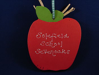 First Day At School Apple Plaque, 2 of 2