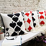 Applique Playing Card Cushion Cover, thumbnail 1 of 11