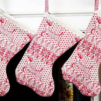 Knitted Christmas Stocking, 2 of 4