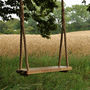 Personalised Oak And Rope Medium Swing, thumbnail 6 of 12