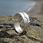 Personalised Silver Coastline Map Ring, thumbnail 1 of 8