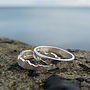 Personalised Silver Coastline Map Ring, thumbnail 4 of 8