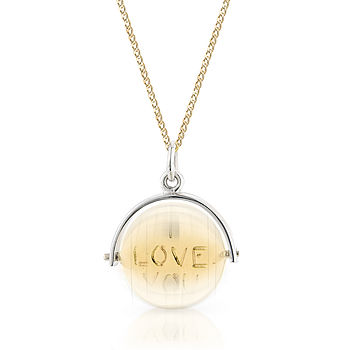 Spinning 'I Love You' Pendant, 5 of 8