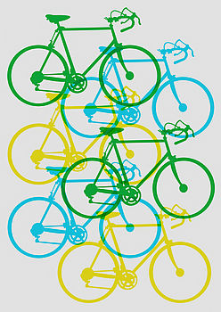 Ride Your Bicycle Print, 2 of 5