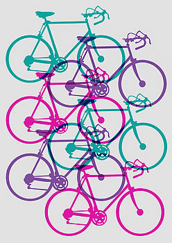 Ride Your Bicycle Print, 4 of 5