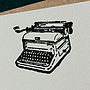 Eight Typewriter Letterpress Note Cards, thumbnail 3 of 6