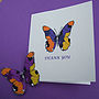 Pansy Seed Thank You Cards Pack Of Three, thumbnail 1 of 2
