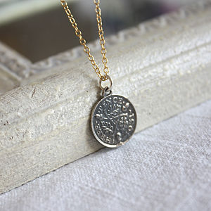 Silver Coin Necklace By Harry Rocks | notonthehighstreet.com