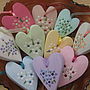 Valentine/Decorated Hearts On Ribbon, thumbnail 3 of 11