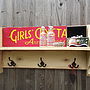 Vintage Style Schoolgirls Hook Shelf, thumbnail 1 of 4