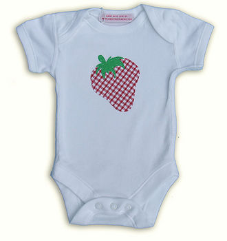Girl's Personalised Applique Motif Baby Grow, 4 of 9