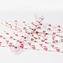 Red Heart Print Paper Party Straws, thumbnail 3 of 5
