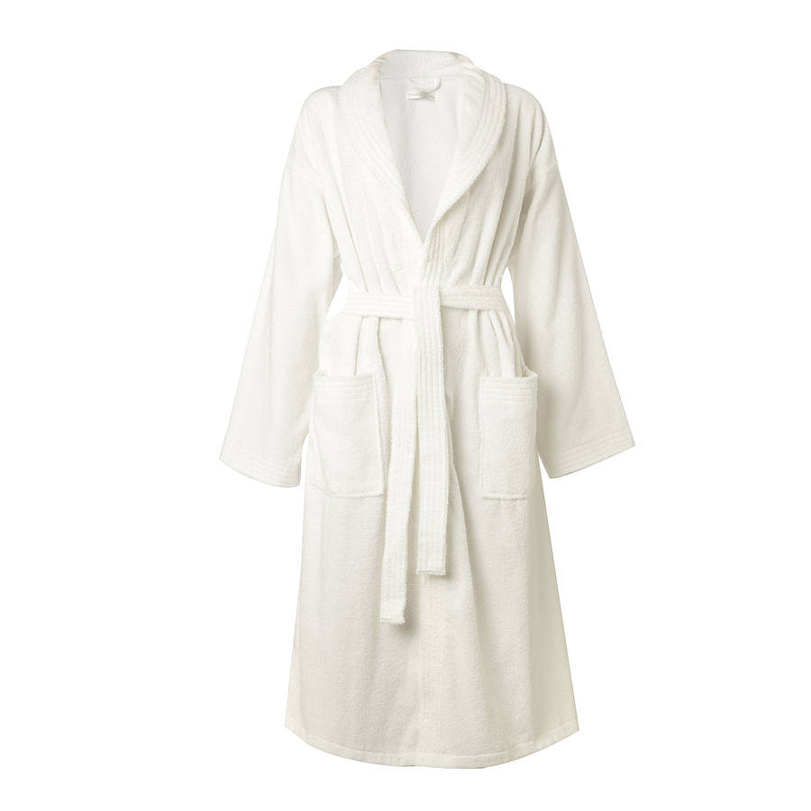 personalised spa bath robe by monogrammed linen shop ...