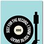 Personalised 'Just For The Record' Print, thumbnail 3 of 3