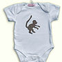 Boy's Personalised Applique Motif Baby Grow, thumbnail 7 of 10