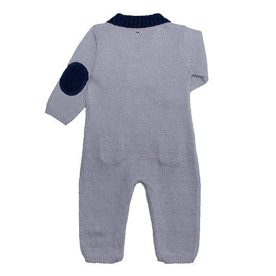 French Design Baby Boy Knitted Romper Outfit By Chateau de Sable ...