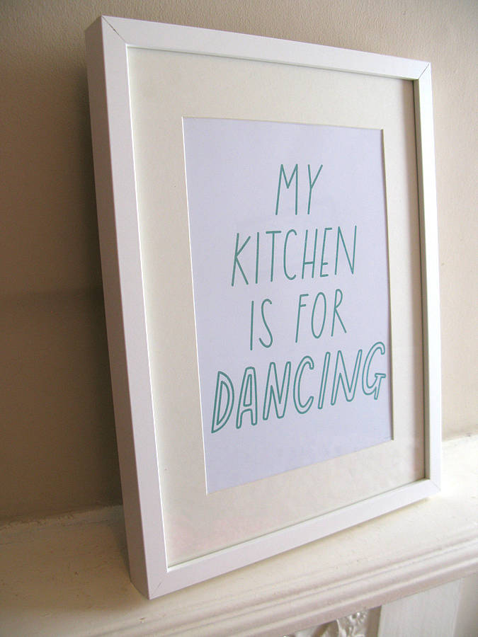 Kitchen Dancing A4 Poster/Print, 1 of 2