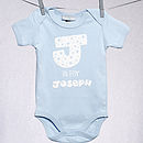 Personalised Stars Baby Vest By Percy And Nell | notonthehighstreet.com