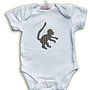 Girl's Personalised Applique Motif Baby Grow, thumbnail 5 of 9
