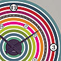 Colour Wheel Wall Clock, thumbnail 2 of 3