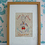 Personalised New Baby Boy Embroidery Picture, thumbnail 1 of 1