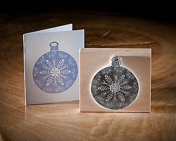 Christmas Bauble Stamp, 4 of 12