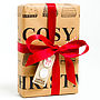 Recycled 'Keep Cosy This Christmas' Gift Wrap Set, thumbnail 11 of 12