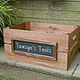 Personalised Crate - Large With Blackboard, thumbnail 2 of 3