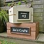 Personalised Crate - Large With Blackboard, thumbnail 1 of 3