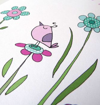 Personalised Little Bird Birthday Card, 2 of 2