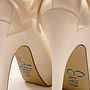 Personalised Wedding Shoe Stickers, thumbnail 3 of 8